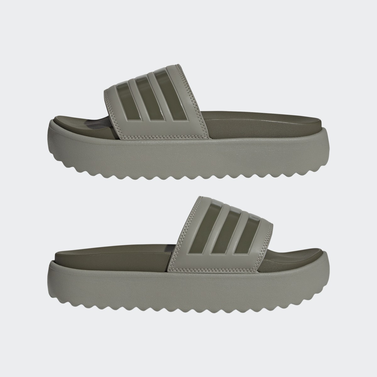 Adidas Adilette Platform Slides. 8