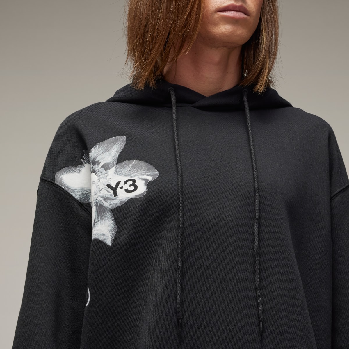 Adidas Sweat-shirt à capuche graphique molleton Y-3. 7