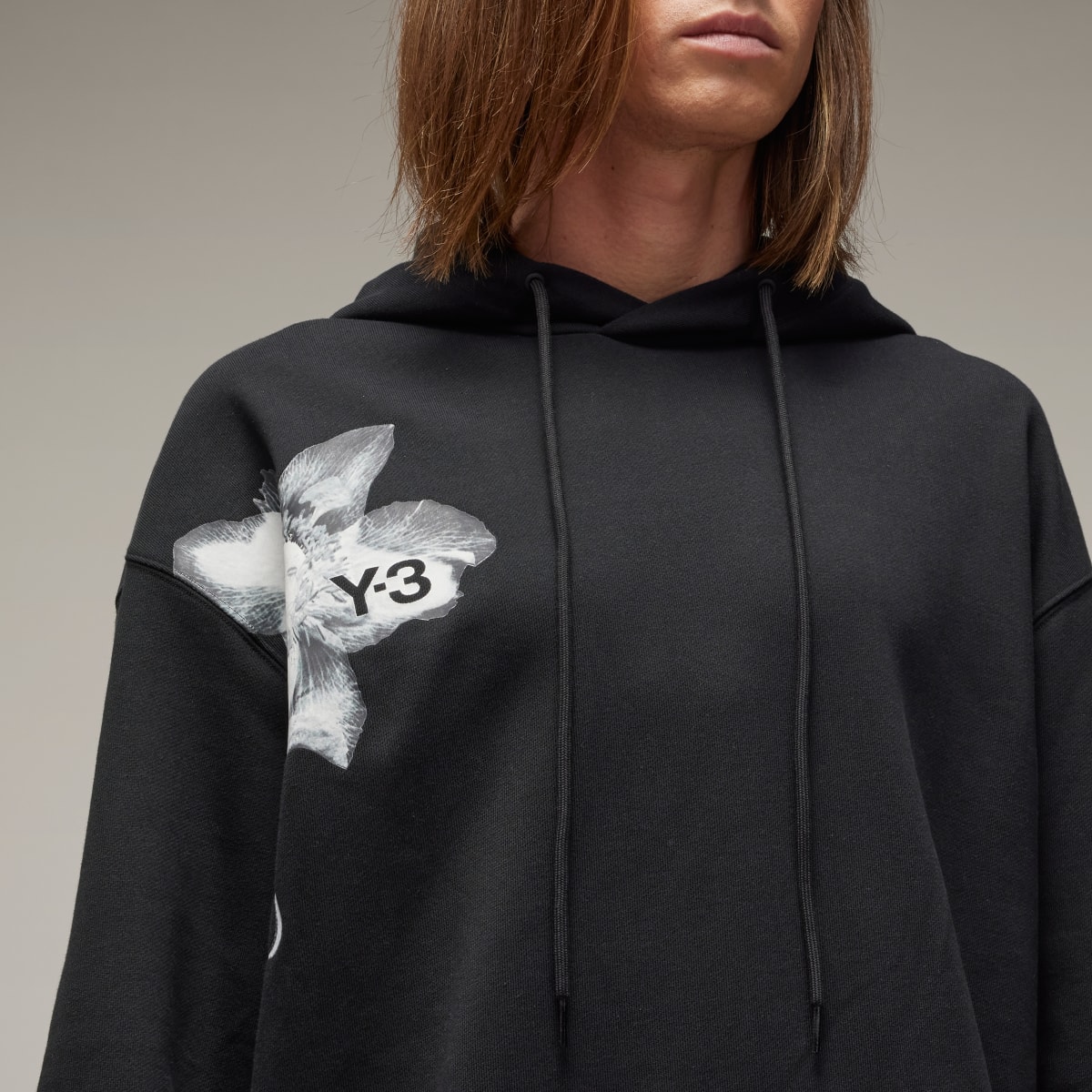 Adidas Y-3 Graphic French Terry Hoodie. 7