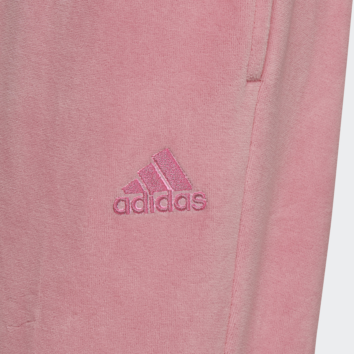 Adidas Lounge Velour Regular Joggers. 5