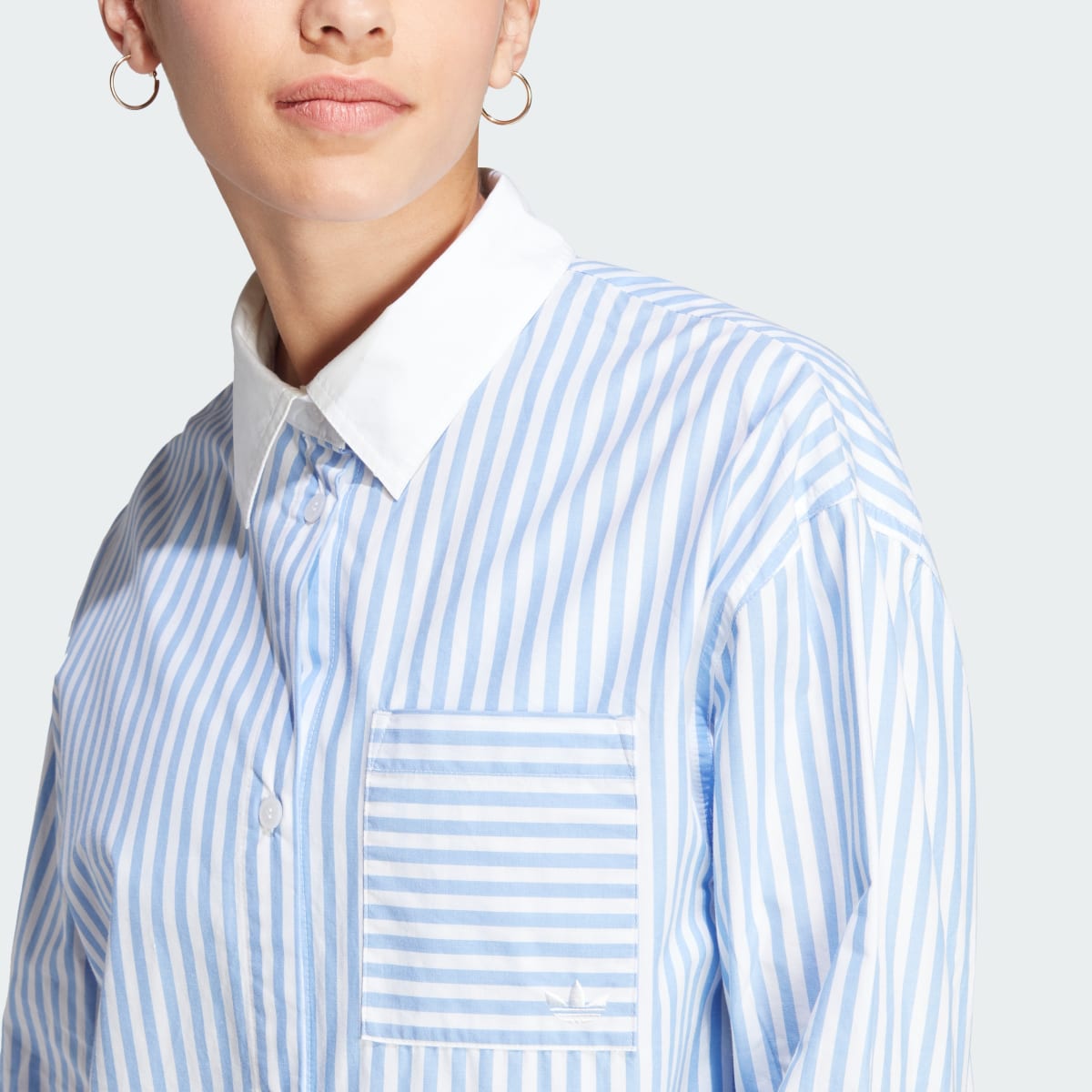 Adidas Premium Essentials Poplin Shirt Dress. 7