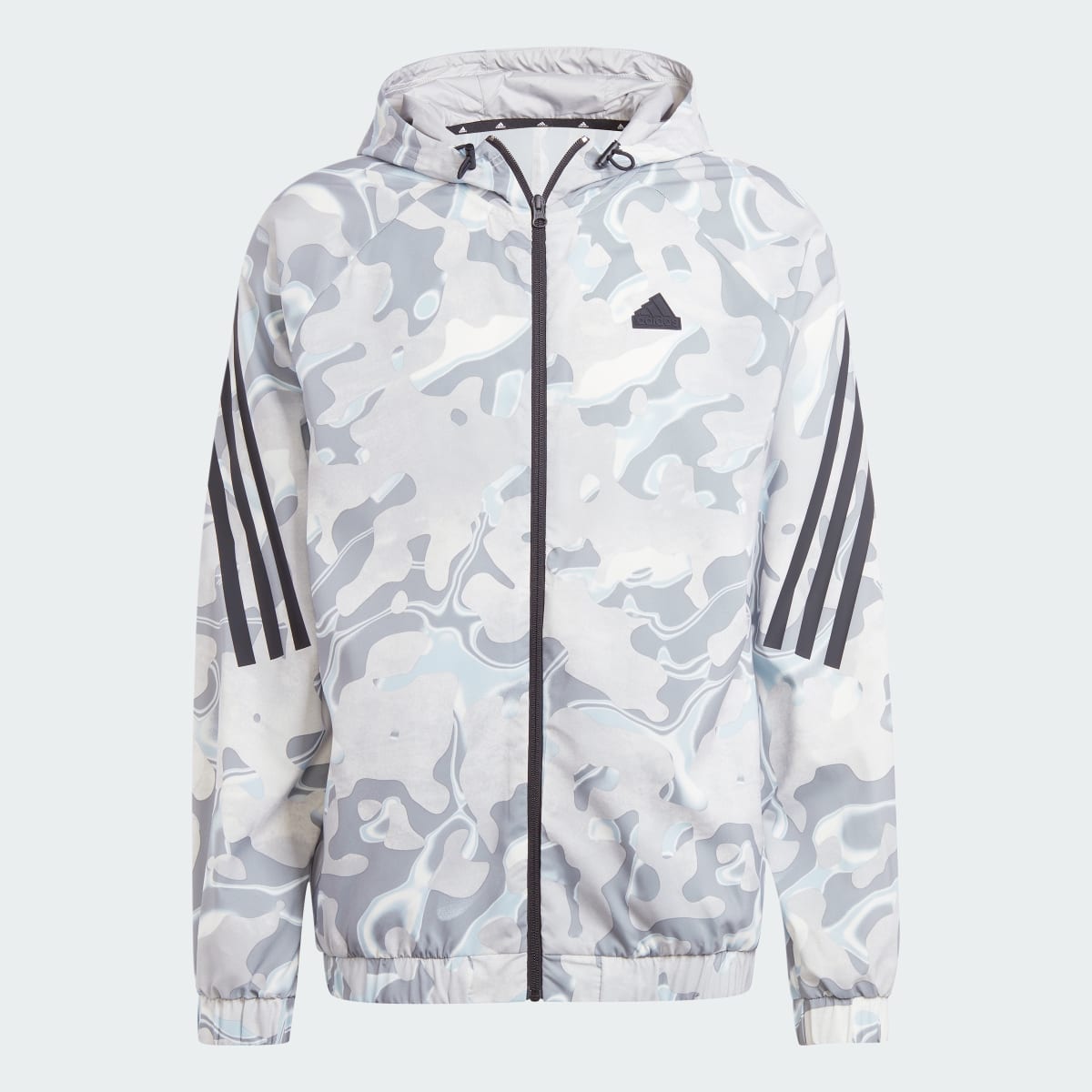 Adidas Future Icons Allover Print Full-Zip Hoodie. 5