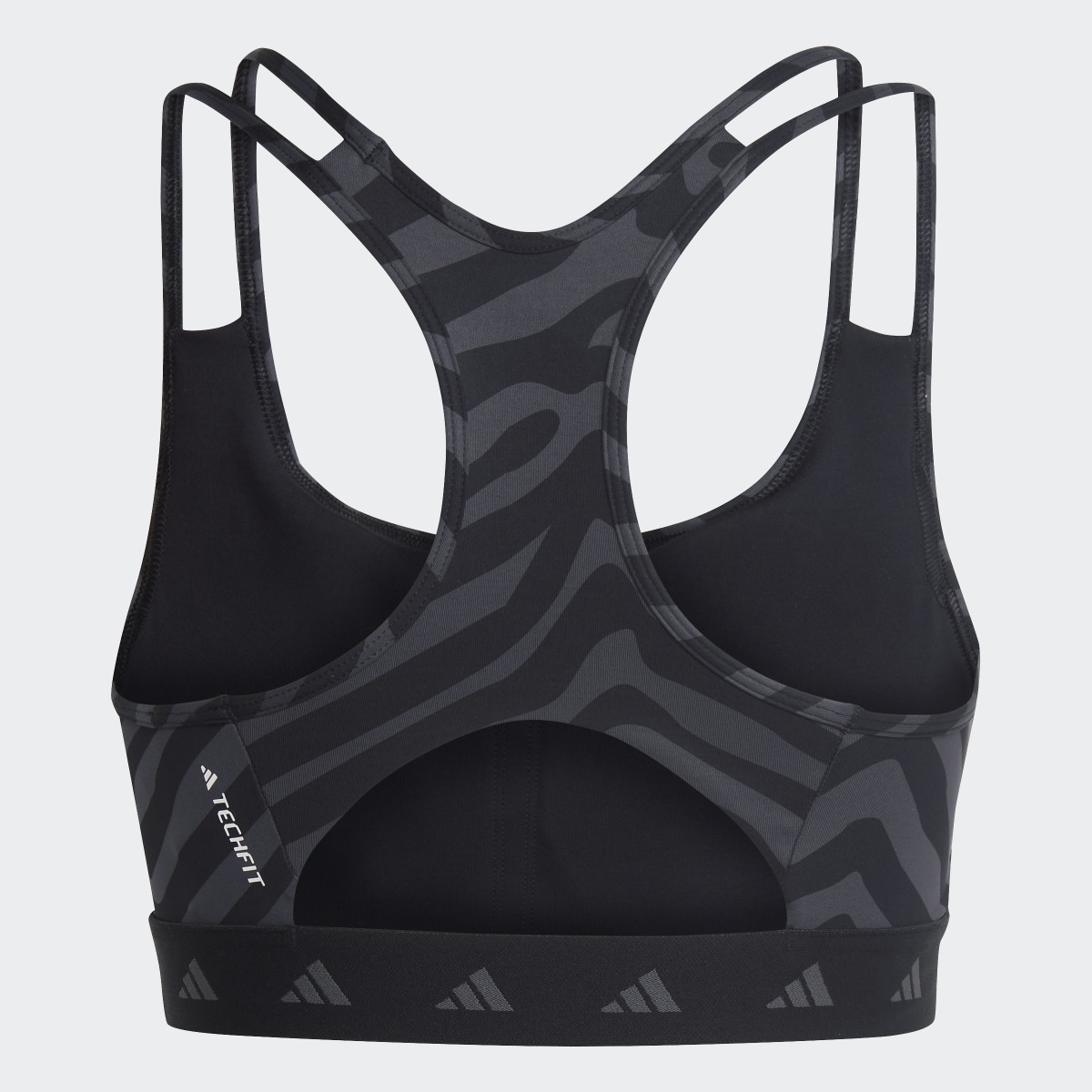 Adidas Brassière Hyperglam Techfit Zebra Maintien moyen. 6