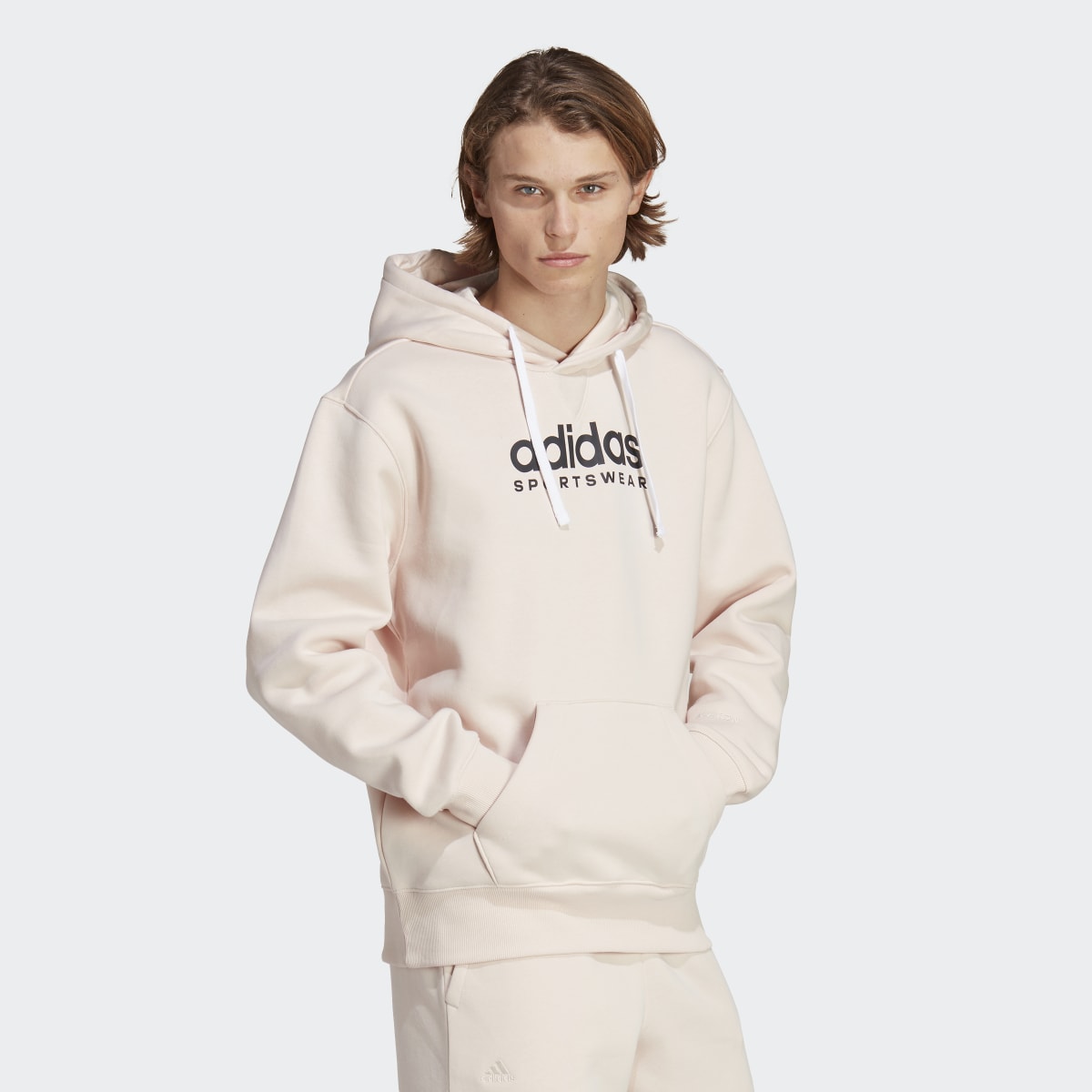 Adidas All SZN Fleece Graphic Hoodie. 4