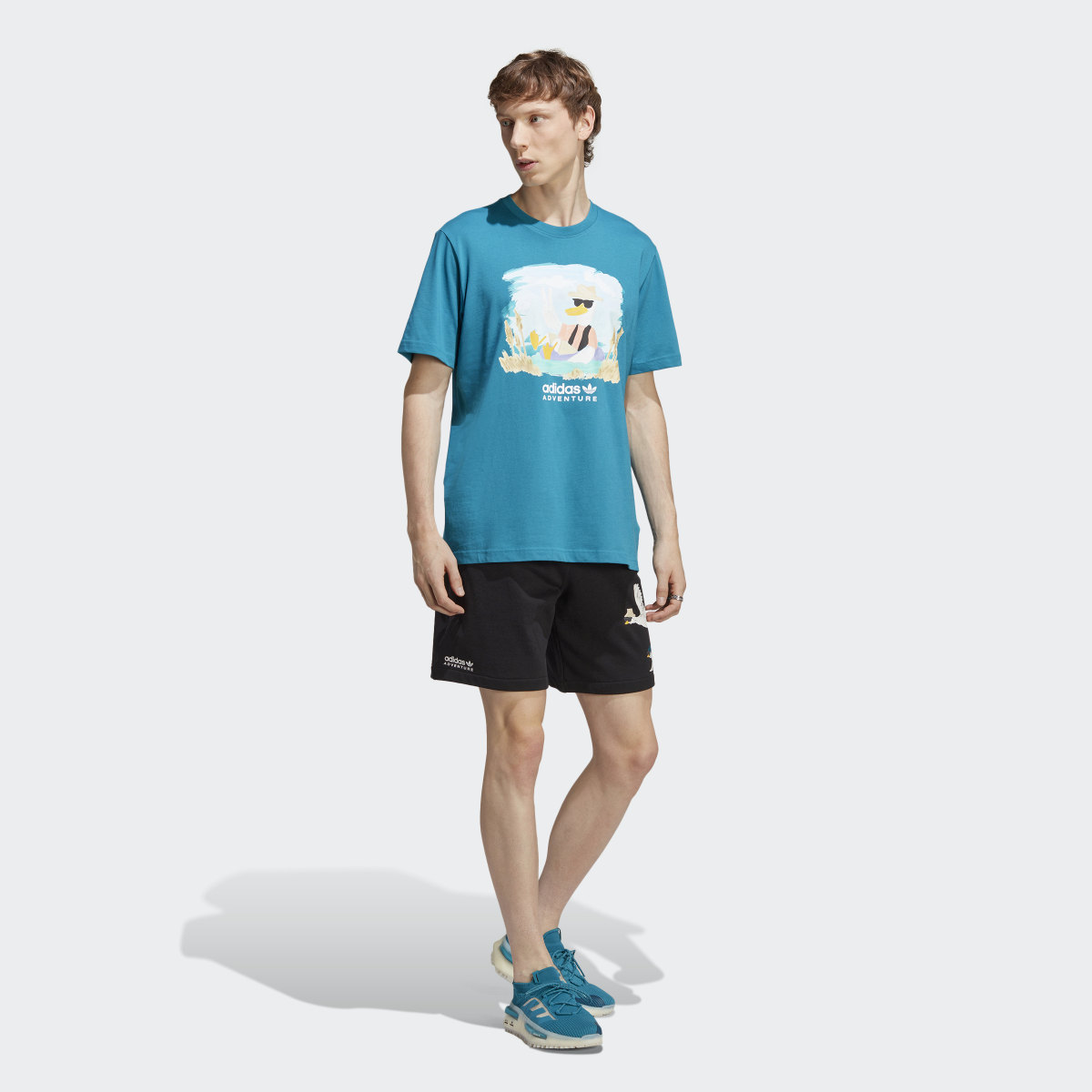 Adidas Adventure Graphic T-Shirt. 4