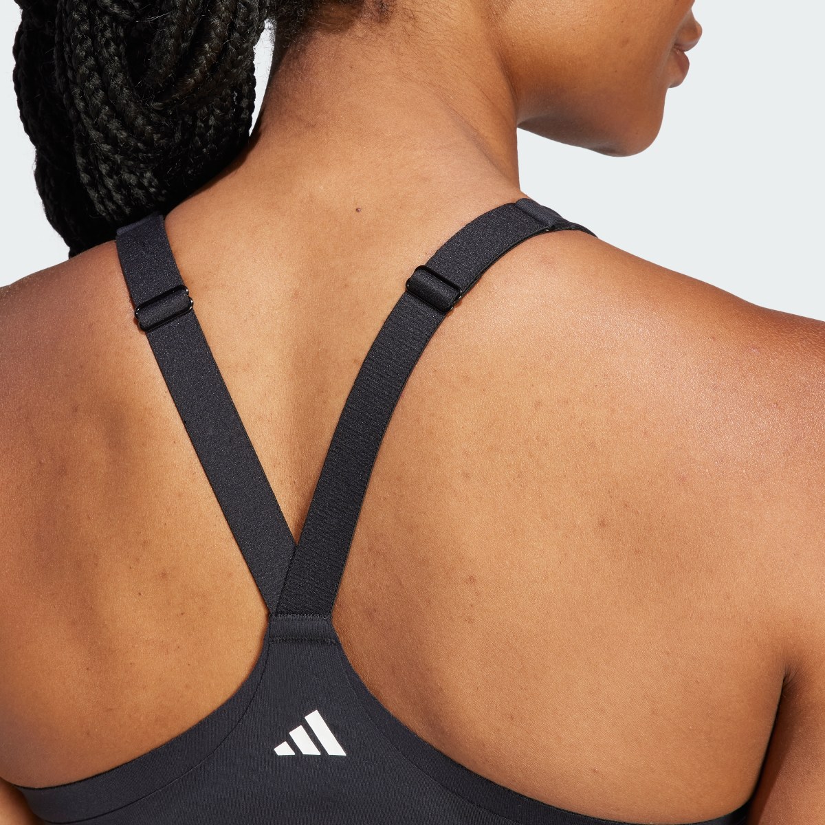 Adidas Brassière zippée maintien fort TLRD Impact Luxe. 9
