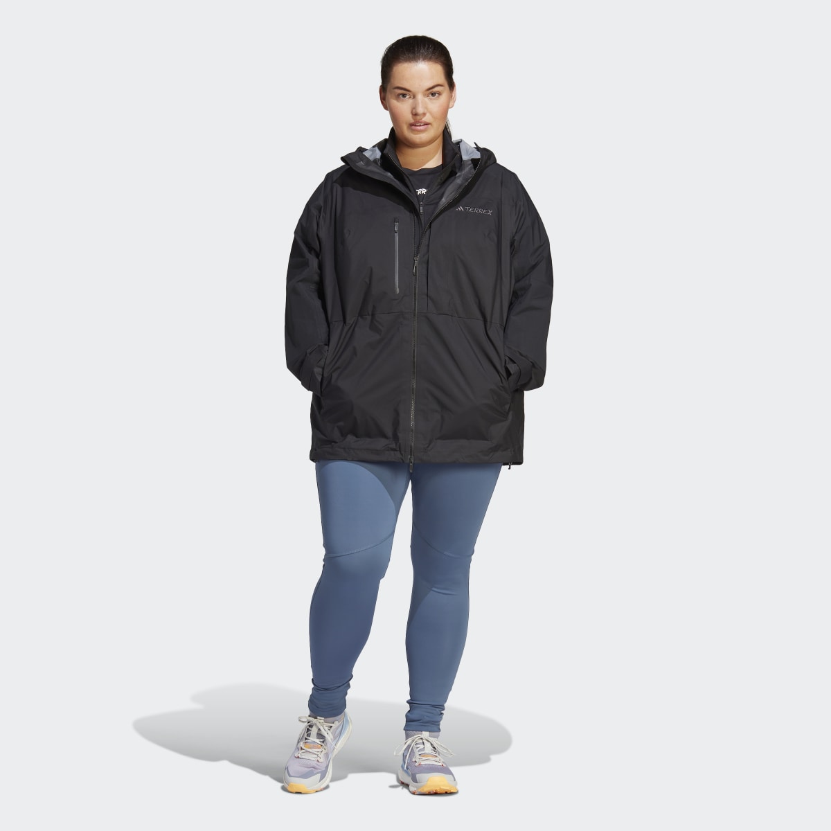 Adidas TERREX Xploric RAIN.RDY Hiking Jacket (Plus Size). 7