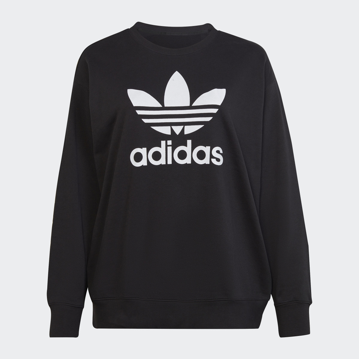 Adidas Trefoil Crew Sweatshirt (Plus Size). 4