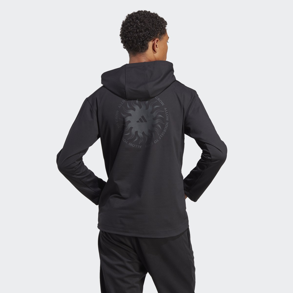 Adidas Felpa con cappuccio da training Yoga Graphic. 4