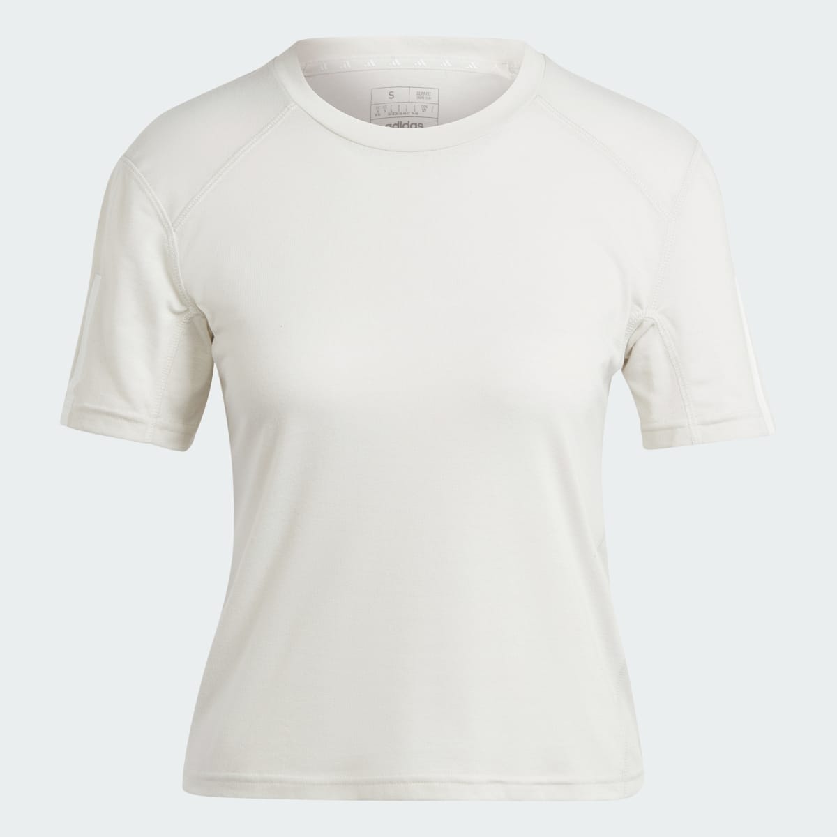 Adidas Train Essentials Train Cotton 3-Stripes Crop Tee. 5