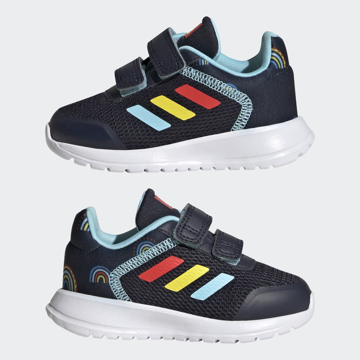 Adidas Zapatilla Tensaur Run Two-Strap Hook-and-Loop. 8