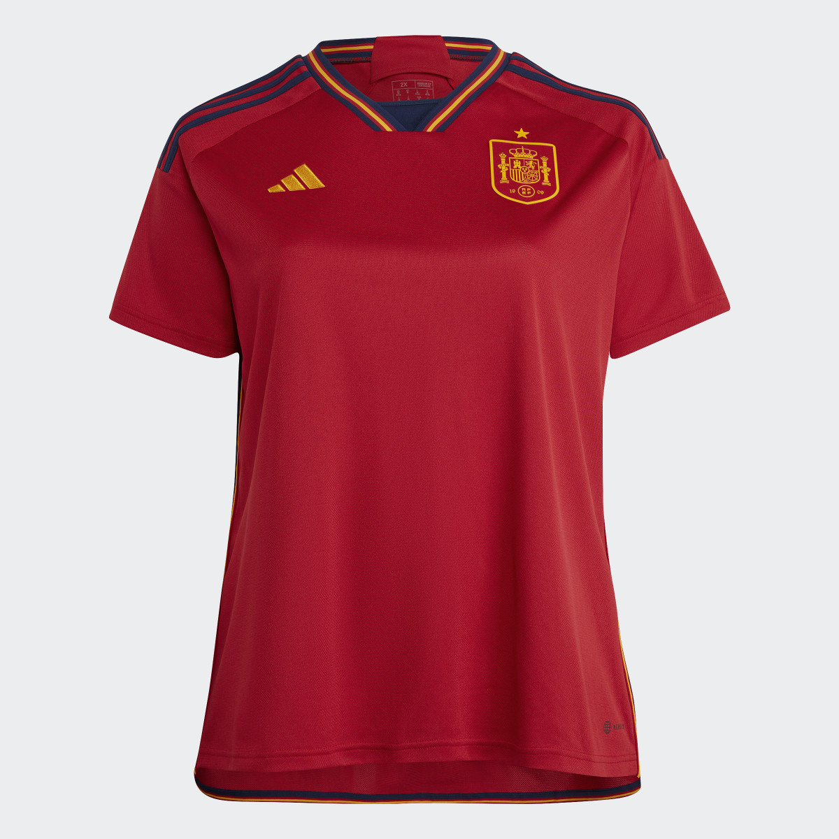 Adidas Spain 22 Home Jersey (Plus Size). 5