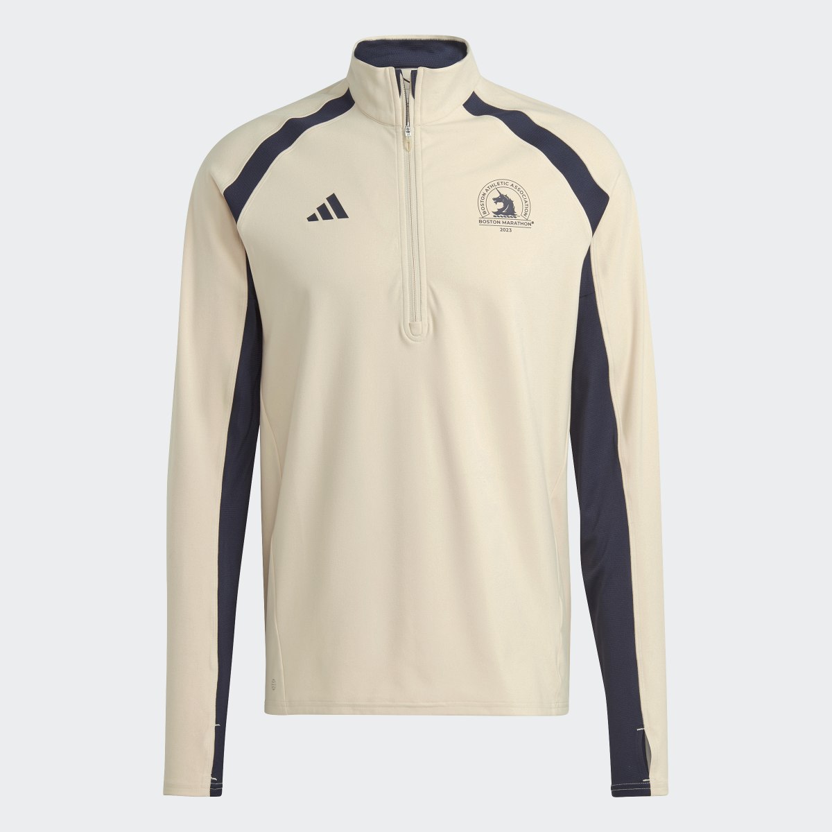 Adidas Boston Marathon® 1/2-Zip Long Sleeve Running Tee. 5