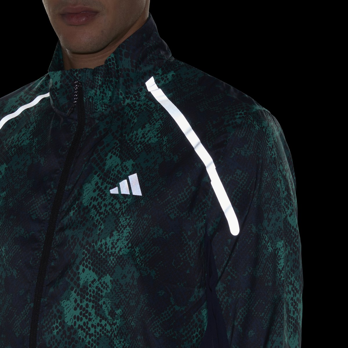 Adidas Allover Print Marathon Jacke. 7