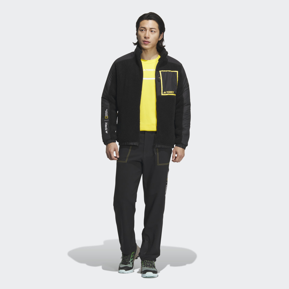 Adidas Chaqueta National Geographic High-Pile Fleece. 6