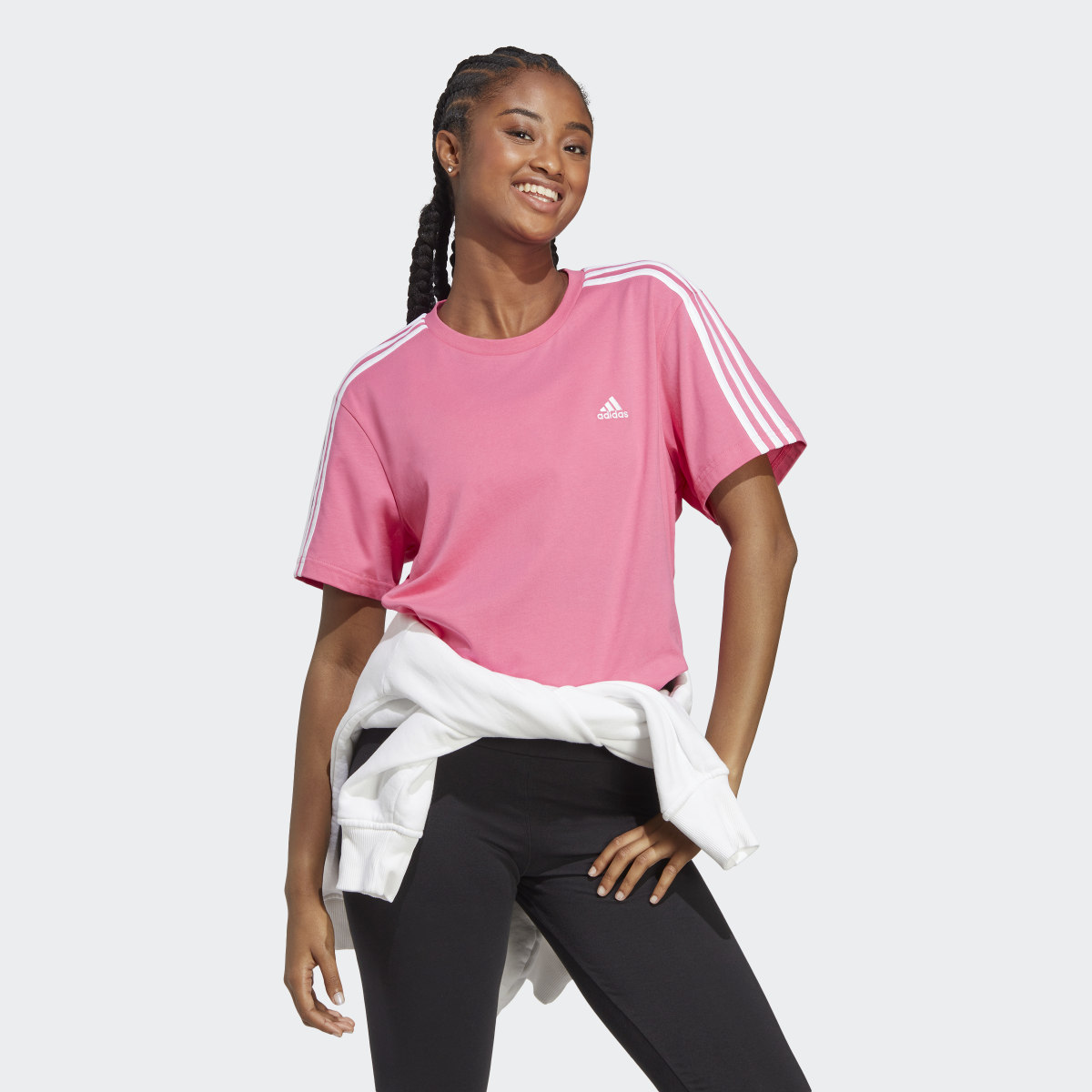 Adidas Essentials 3-Stripes Tee. 4