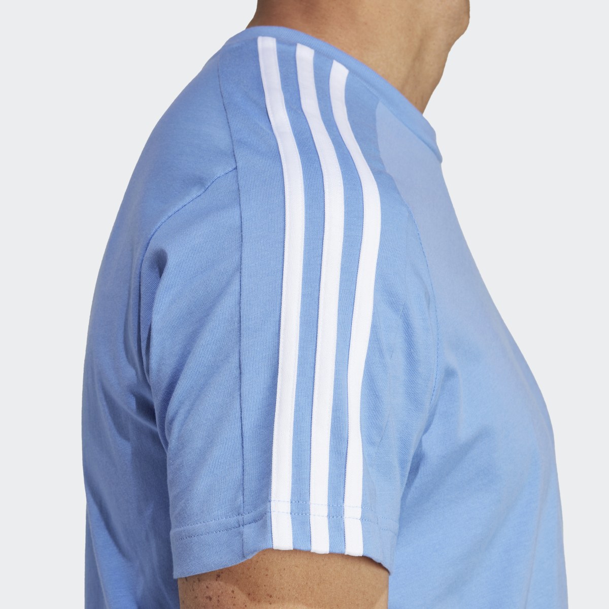 Adidas Essentials Single Jersey 3-Stripes Tee. 8