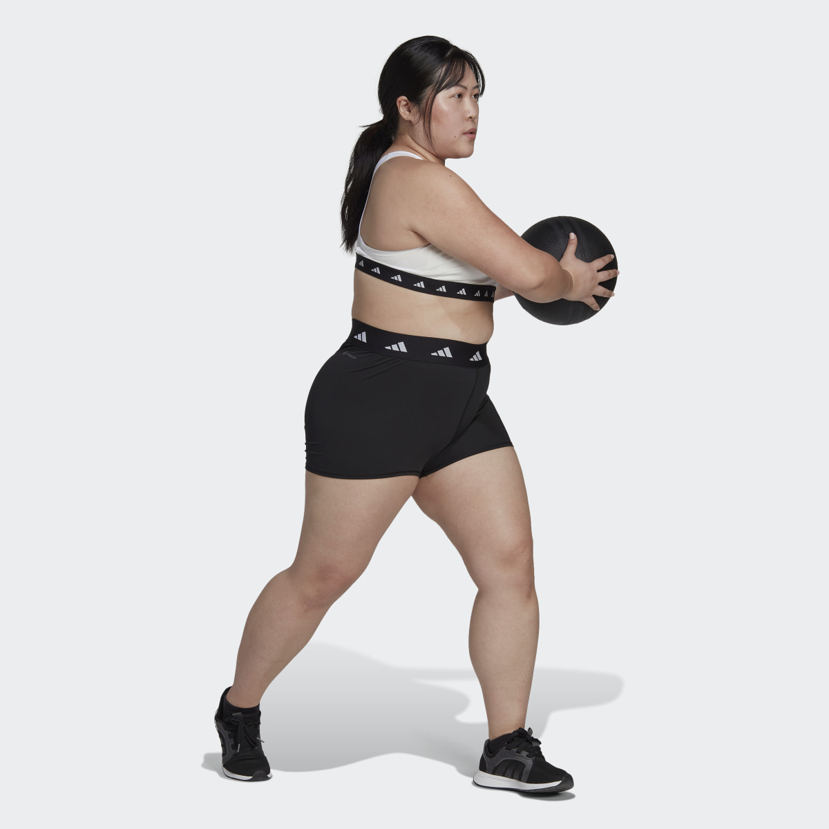 Adidas Techfit Short Leggings (Plus Size). 4