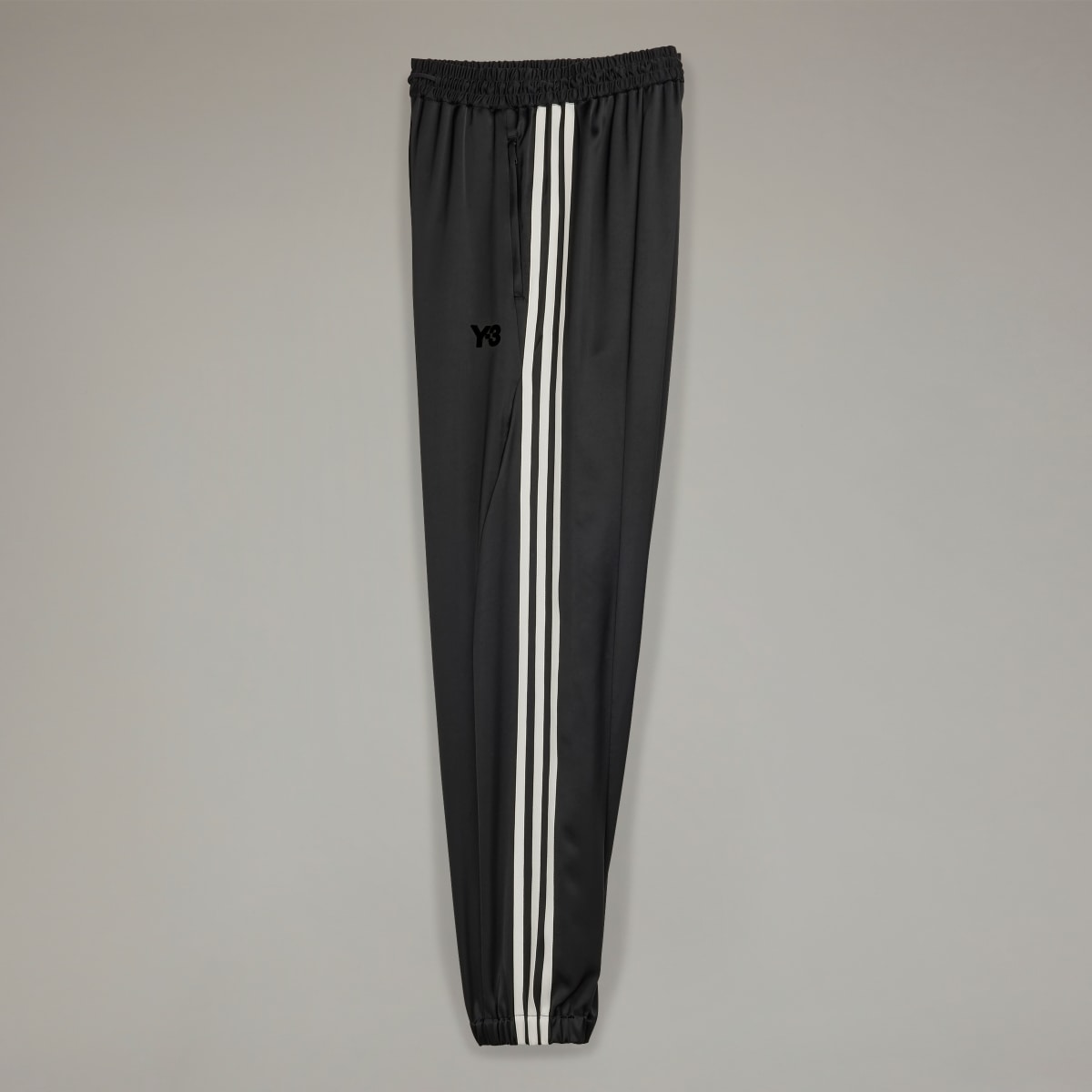 Adidas Y-3 Tech Silk 3-Stripes Cuffed Tracksuit Bottoms. 5