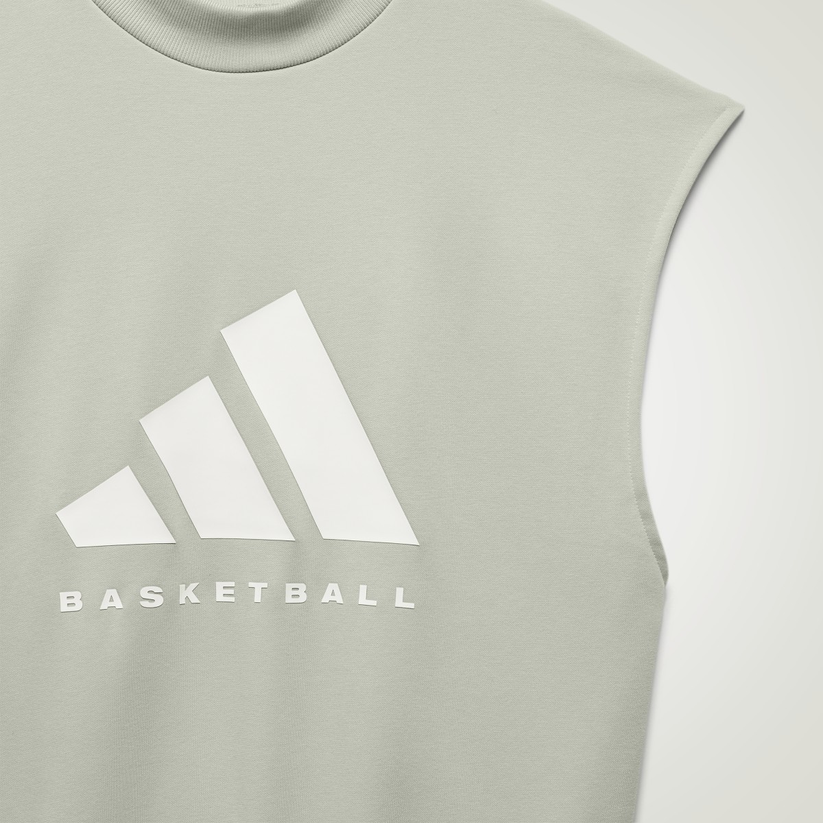 Adidas Basketball Sleeveless Sweatshirt. 6