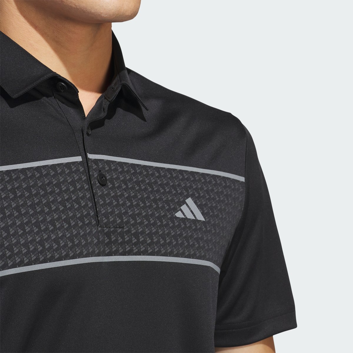 Adidas Playera Polo con Tira en el Pecho. 7