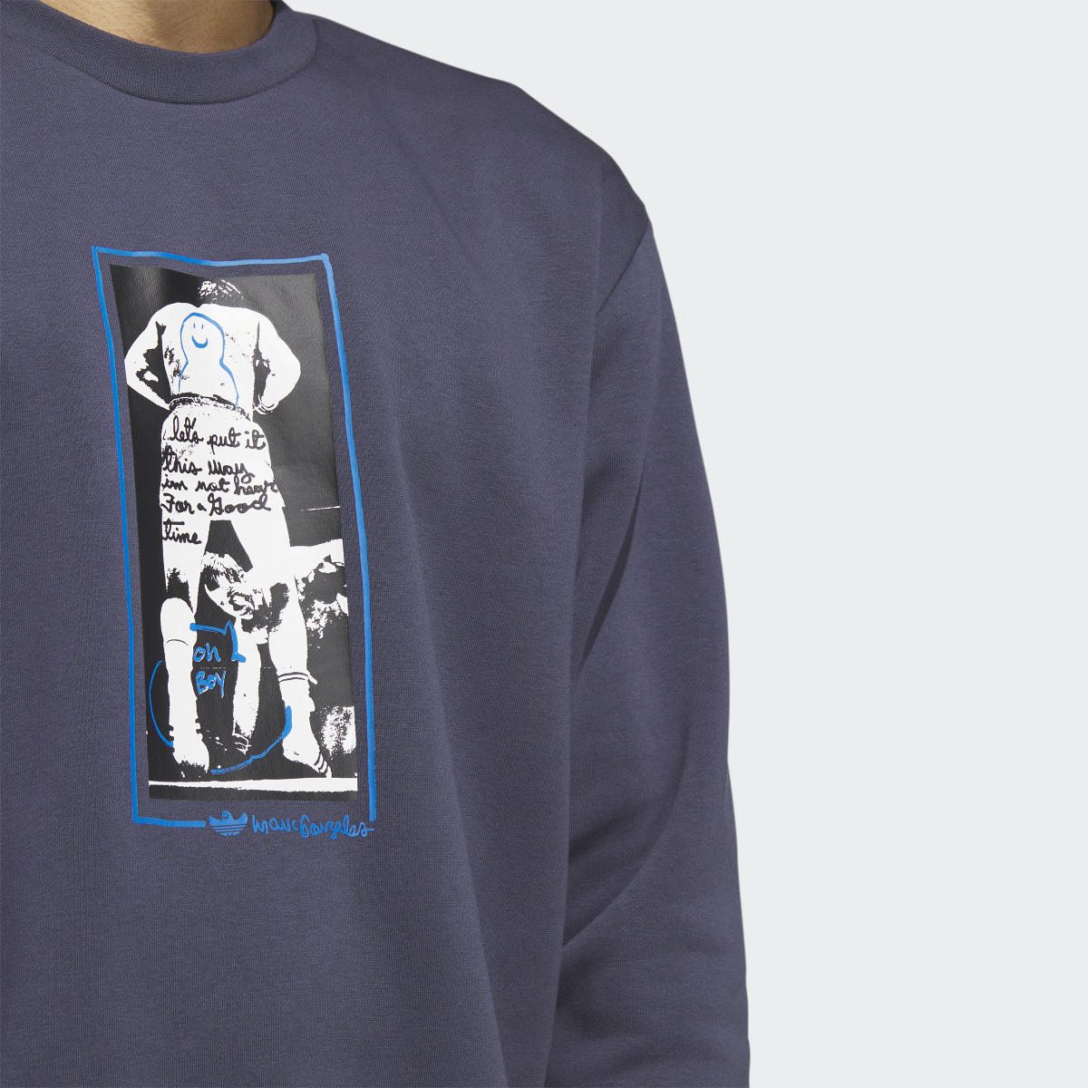 Adidas Felpa Graphic Shmoofoil Crewneck. 6