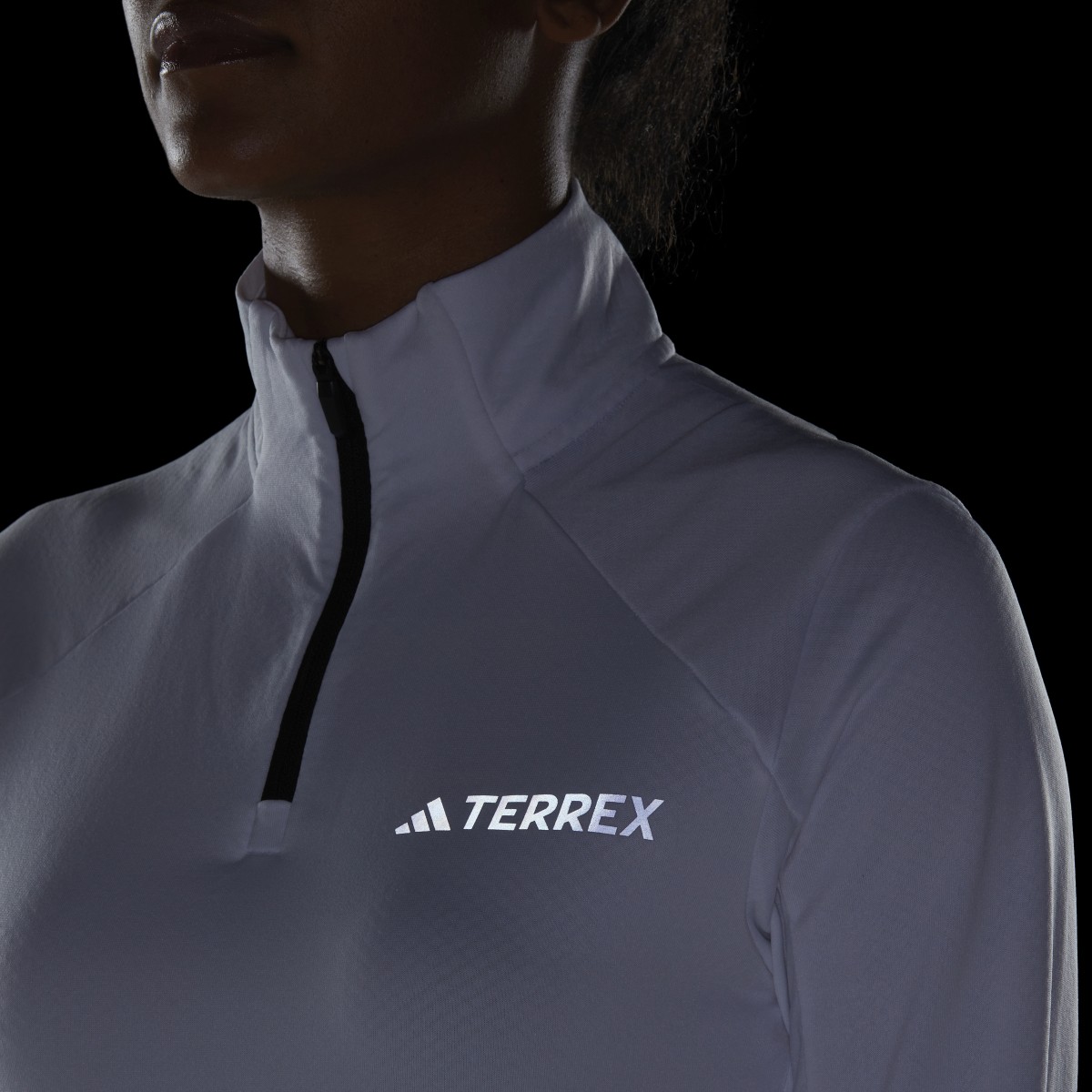 Adidas Sweat-shirt à 1/2 zip en molleton Terrex Multi. 8