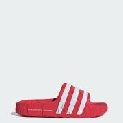 Adidas adilette red white discount