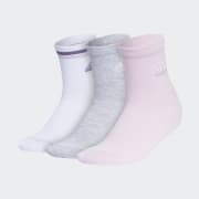 adidas Women's Cushioned Quarter Socks (3-Pair), White/Real Pink/Light Pink/White  - Light Pink Marl/C, Medium, (Shoe Size 5-10) : Buy Online at Best Price in  KSA - Souq is now : Fashion