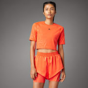 adidas Power Cropped Tee Red adidas Canada