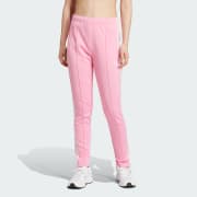 adidas Women s Lifestyle Adicolor SST Track Pants Red Free Shipping with adiClub adidas US
