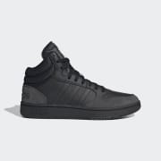 Adidas hoops mid best sale black