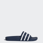 Adidas slides men blue best sale