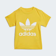 Adidas trefoil tee gold 2025