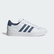 Adidas white court shoes hotsell