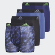 adidas Boy's Sport Performance Boxer Briefs (4 Pack), Bright Red, L : :  Clothing, Shoes & Accessories