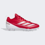 Adidas red spike cleats new arrivals