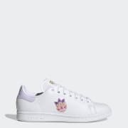 Adidas stan smith purple top