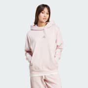 adidas ALL SZN Fleece Loose Hoodie Pink Free Shipping with adiClub adidas US