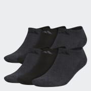 adidas Men s Athletic Cushioned No Show Socks 6 Pairs Black Free Shipping with adiClub adidas US