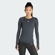 adidas Techfit Compression Top Women's Blue Used L