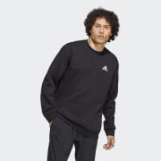 adidas Stadium Fleece Badge of Sport Hoodie - Black