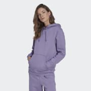 adidas Lifestyle Women\'s Essentials - Purple | Hoodie | US Fleece Adicolor adidas