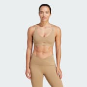 adidas Yoga Studio Luxe Light-Support Bra - Green