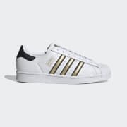 Adidas superstar doré 2025 blanc