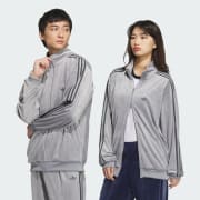 アディダス ベロア トラックジャケット - ブルー | アディダス ジャパン