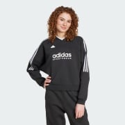 adidas Tiro Cut 3 Stripes Fleece Sweatshirt Black Free Shipping with adiClub adidas Canada