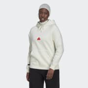 adidas Oversized Hooded Sweatshirt White adidas India