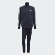 adidas Primegreen Essentials 3 Stripes Track Suit Black adidas Deutschland