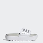 adidas Adilette Platform Slides Grey Free Shipping with adiClub adidas Canada